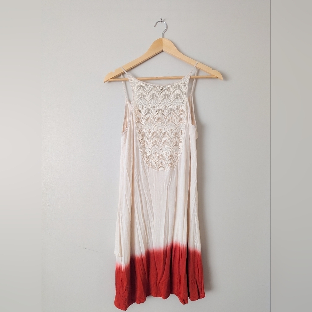 Anthropologie X Olive & Oak Asymmetrical Crochet Dress - Picture 2 of 3